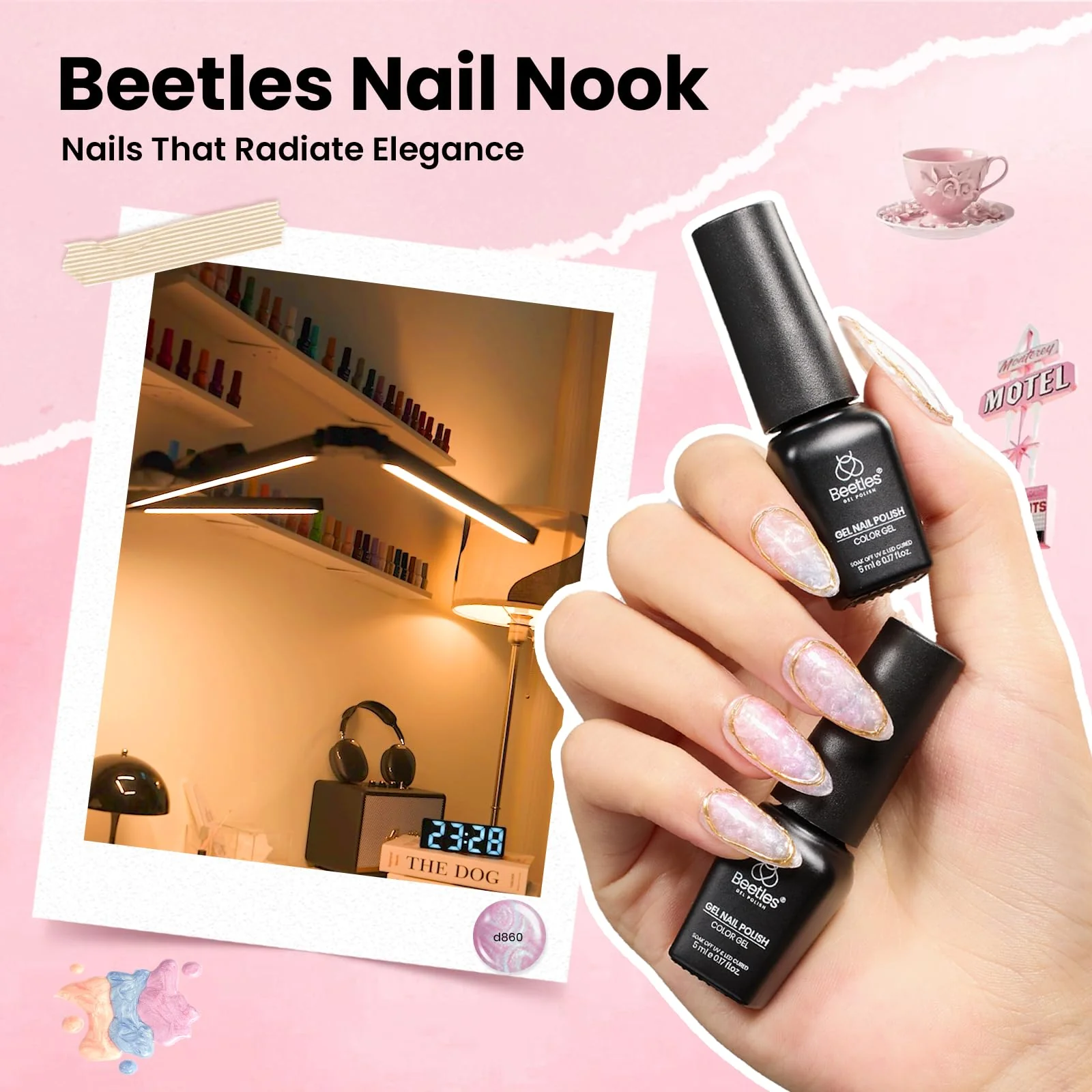 (Extra Free £20 Mystery Gift ) 100 Colors Hema Free Nails 119PCS with Storage Bag Perfect Gift Gel Polish Set for All Season - Image 6