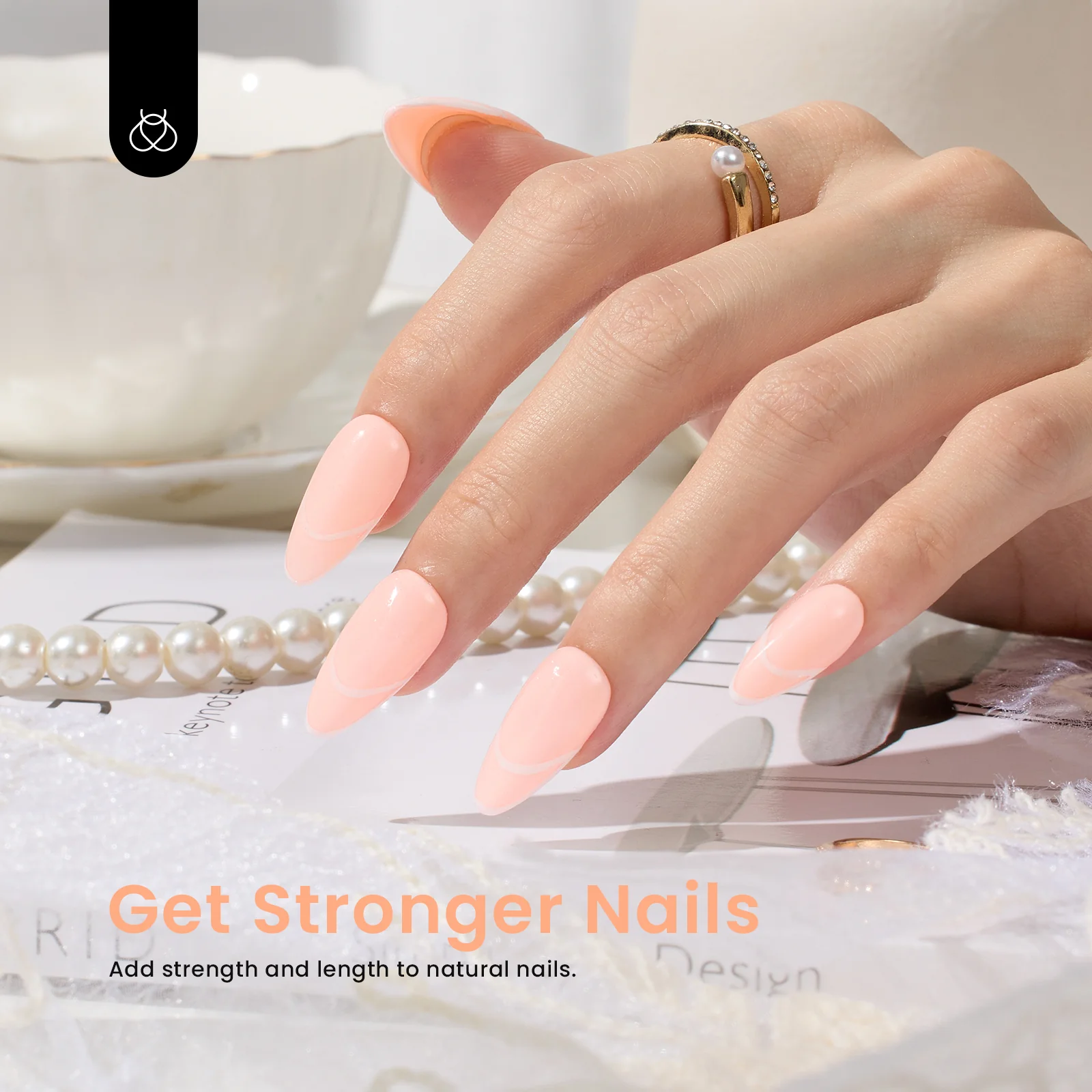 8-in-1 Strengthener Builder Nail Gel 6 Colors Set- 7.5ml/Each - Image 6