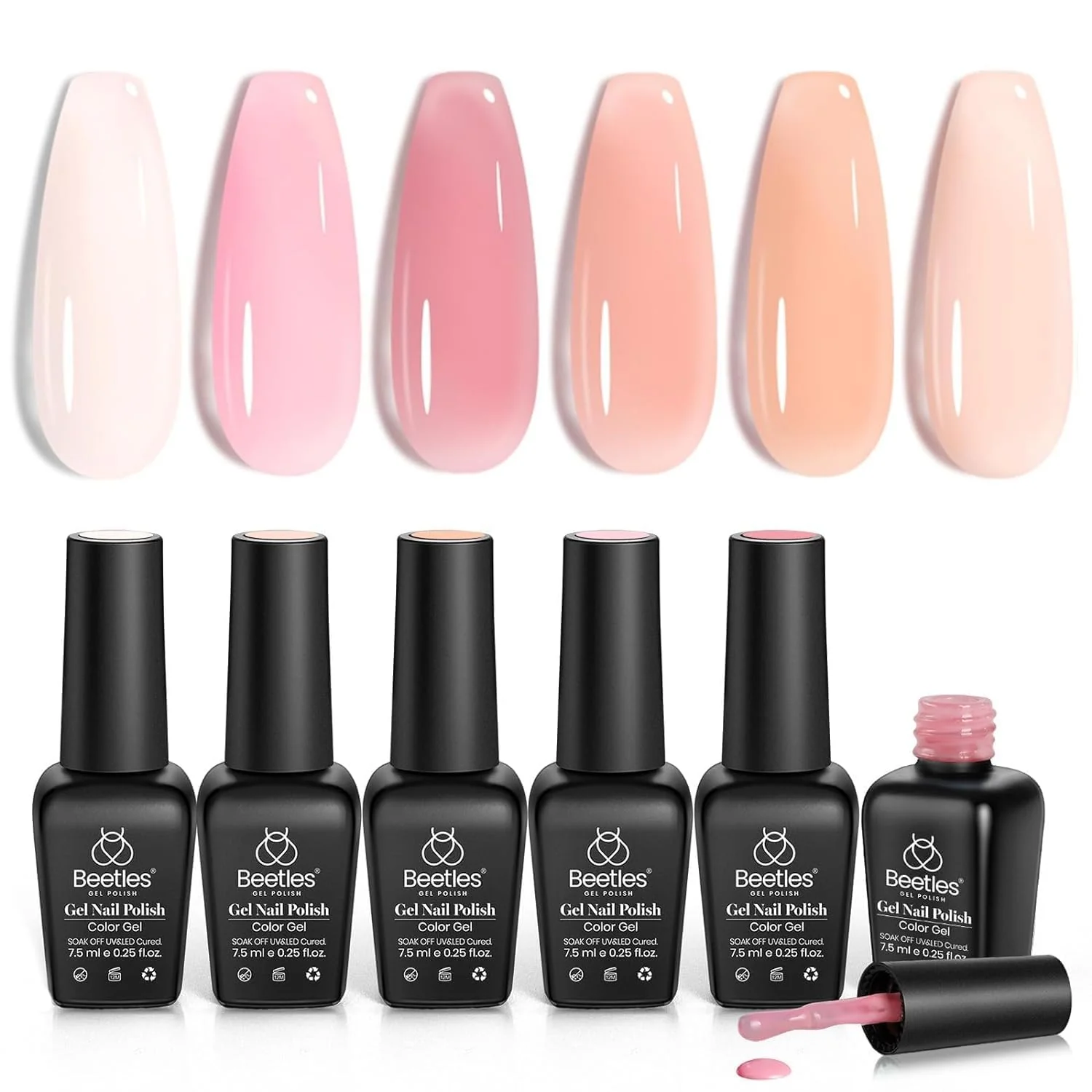 Ballet Dress | Summer Nails 6 Colors Gel Polish Set - Image 11