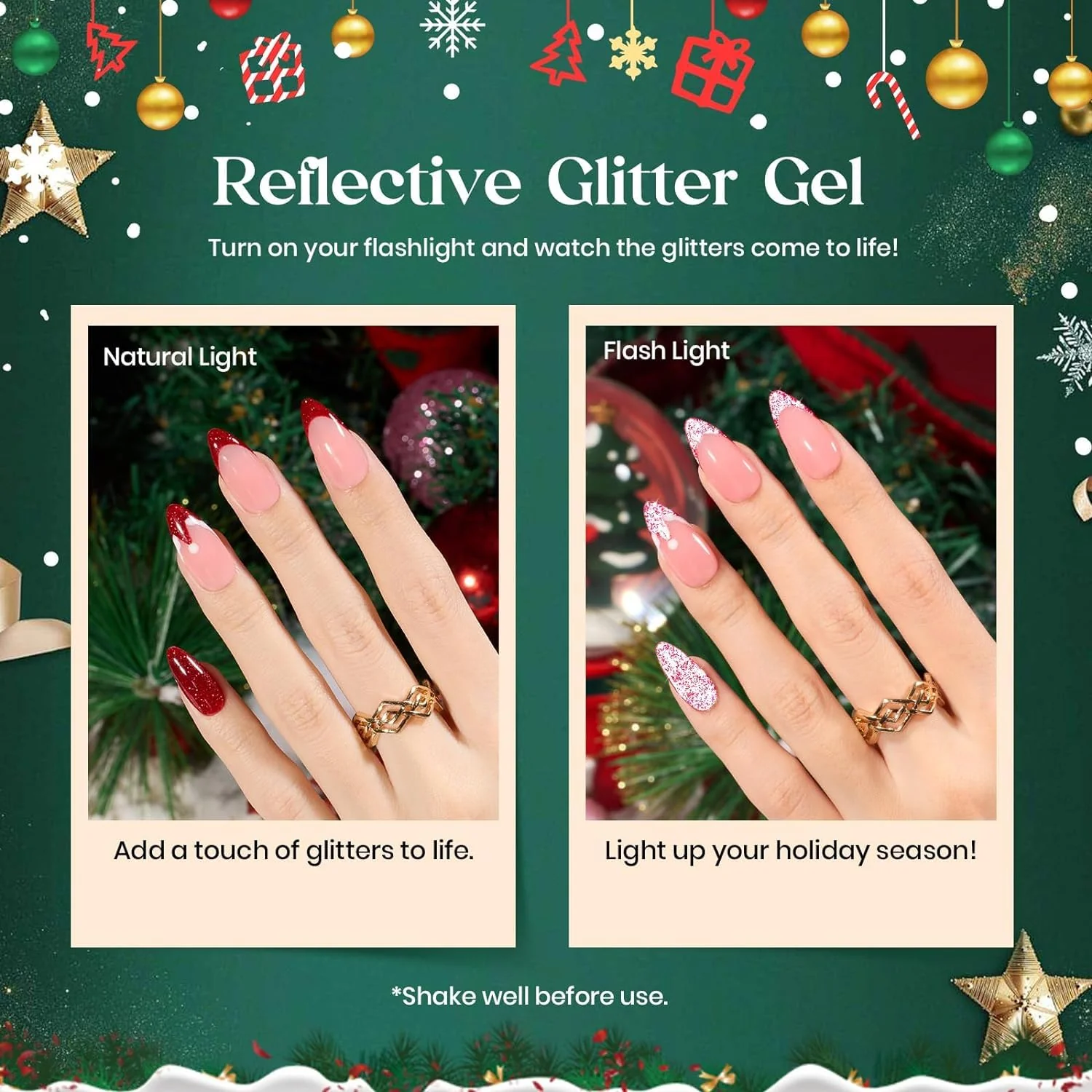 Festival Carnival | 5 Colors Gel Polish With 2 Gel Liner Perfect Christmas Gift - Image 4