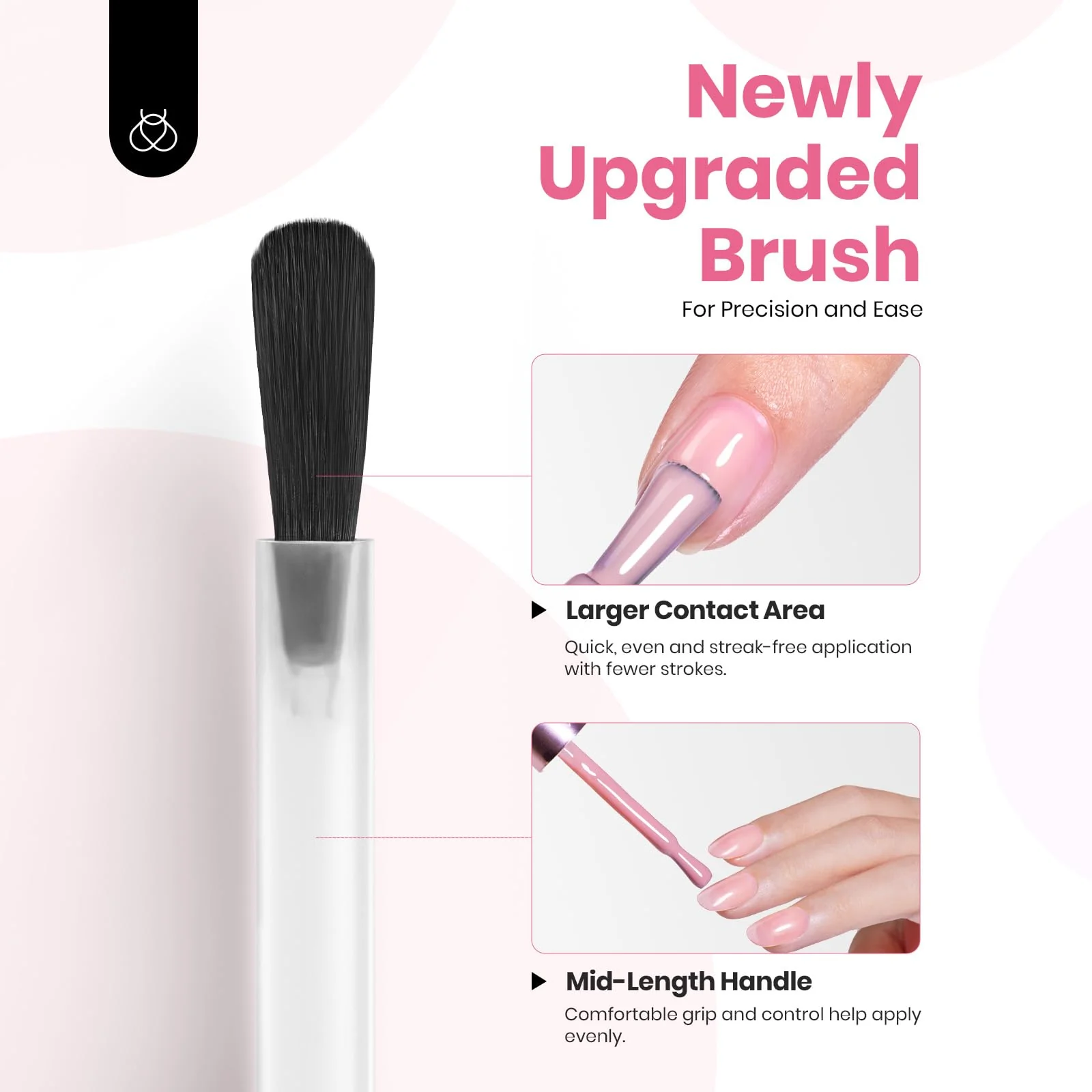 Beetles Gel Polish Pink Romance Summer Nails - 6 Colors Hema Free Light Pink Jelly Set - Image 8
