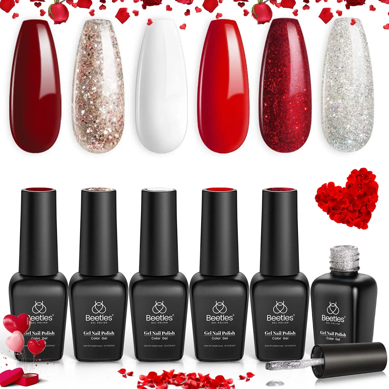 Candy Cane | 6 Colors Gel Polish Set - Image 8