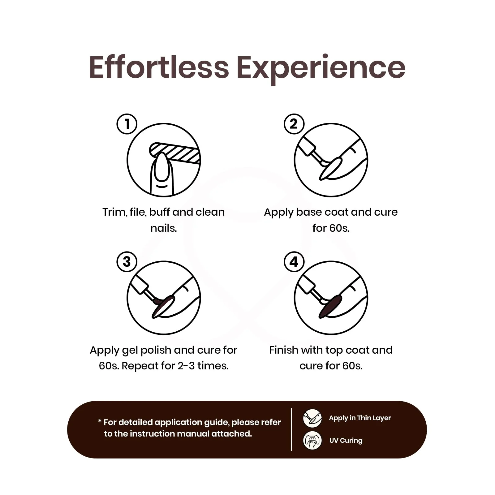 Chocolate Brown |15ml Gel Polish - Image 6