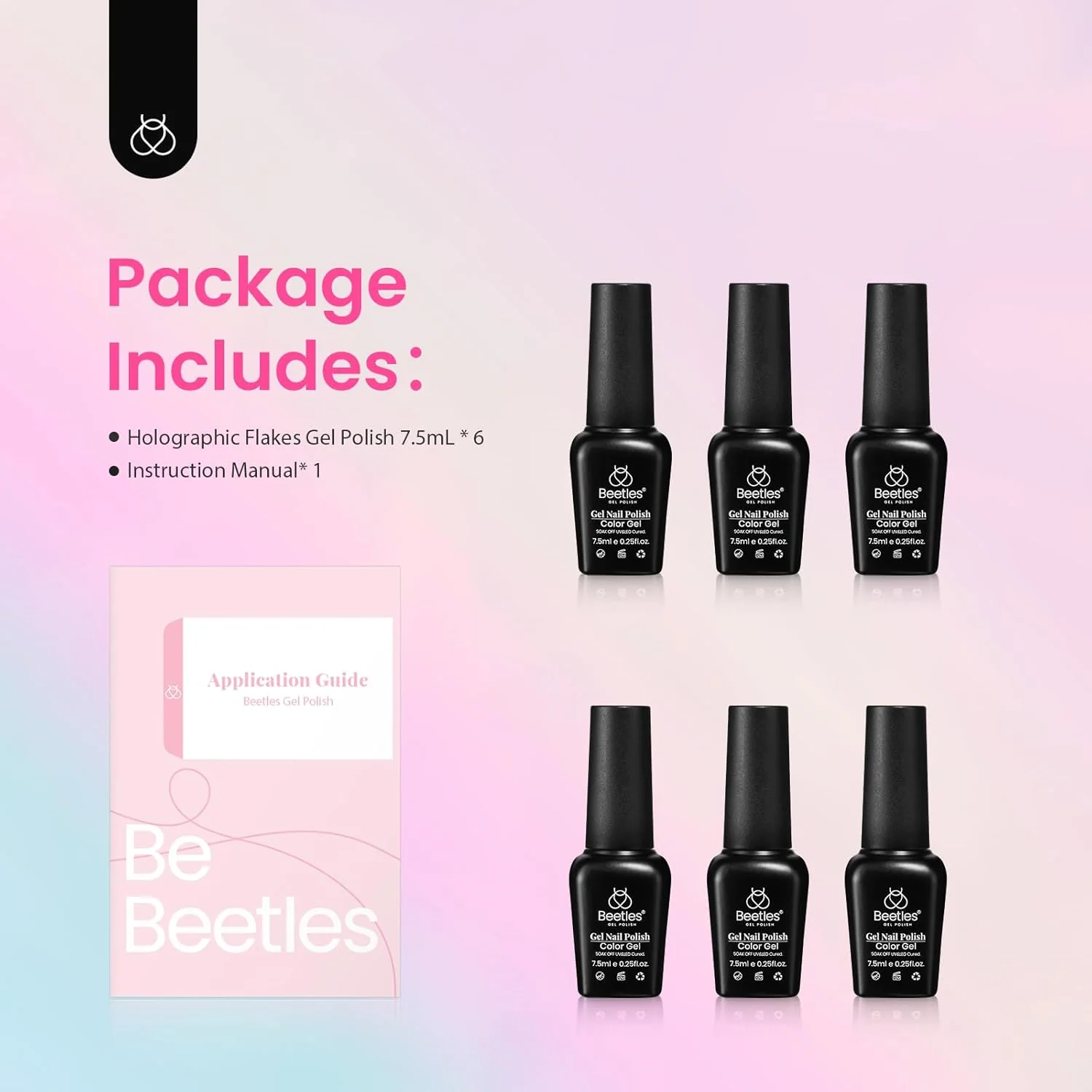 Confetti Party | 6 Colors Gel Polish Summer Nails Set - Image 7