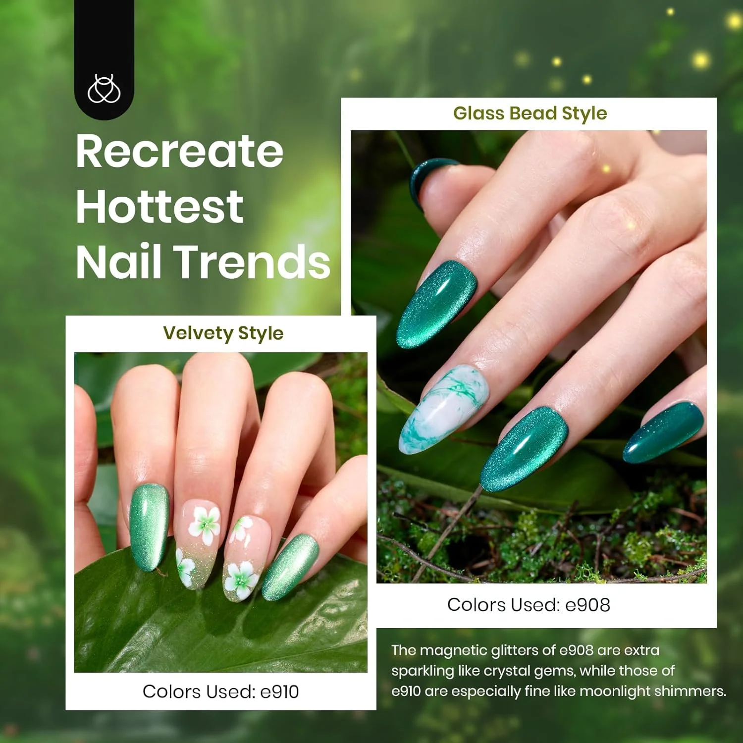 Enchanted Forest | 6 Colors Gel Polish Set Christmas Nails - Image 5