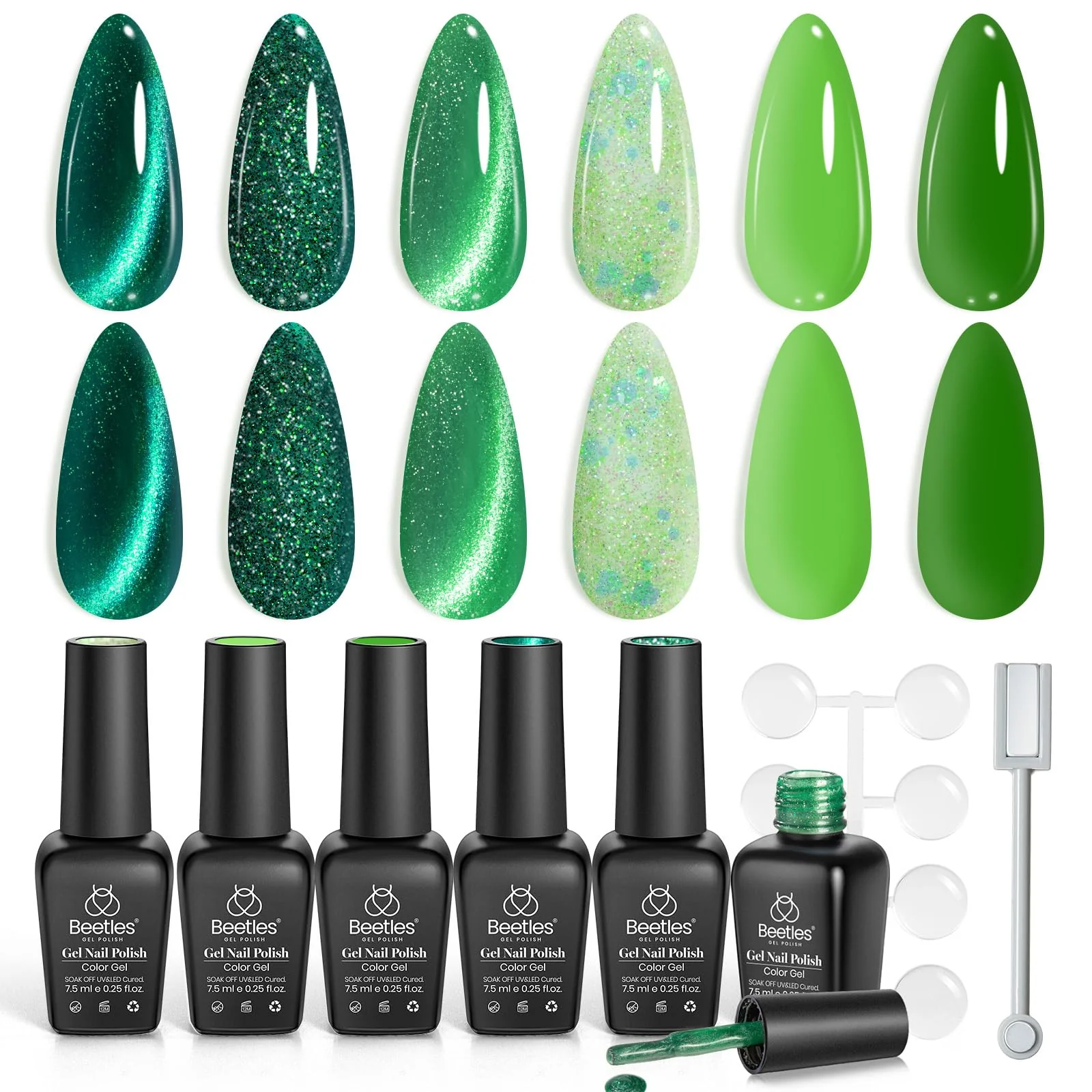 Enchanted Forest | 6 Colors Gel Polish Set Christmas Nails - Image 7