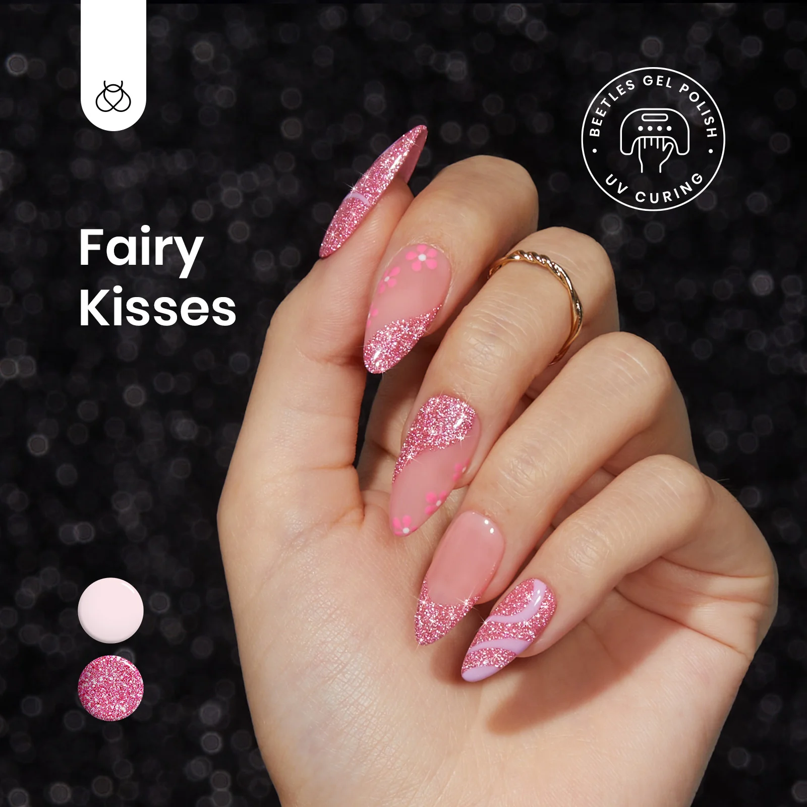 Fairy Kisses|15ml Glitter Nails Diamond Gel Polish - Image 4