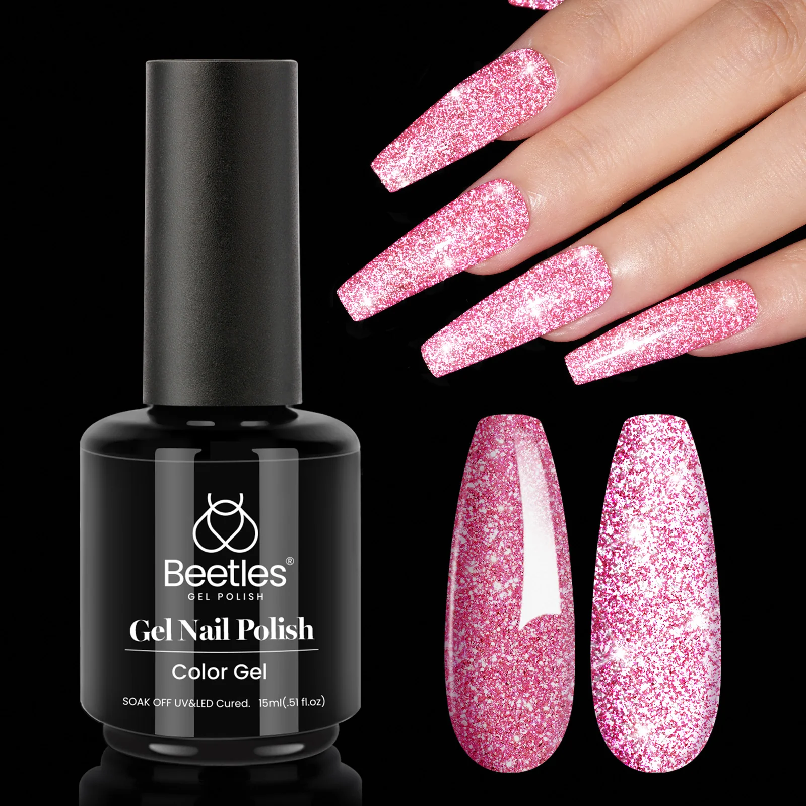 Fairy Kisses|15ml Glitter Nails Diamond Gel Polish - Image 8