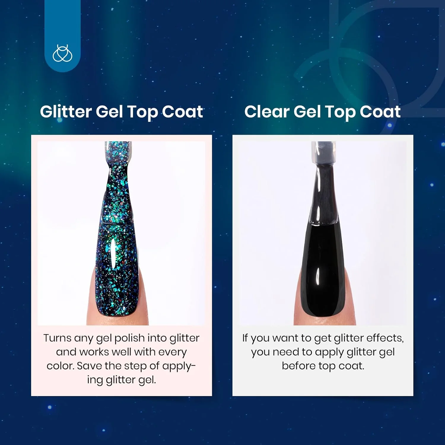Galaxy Flakes | Beetles Reflective Glitter Top Coat 15ML - Image 4