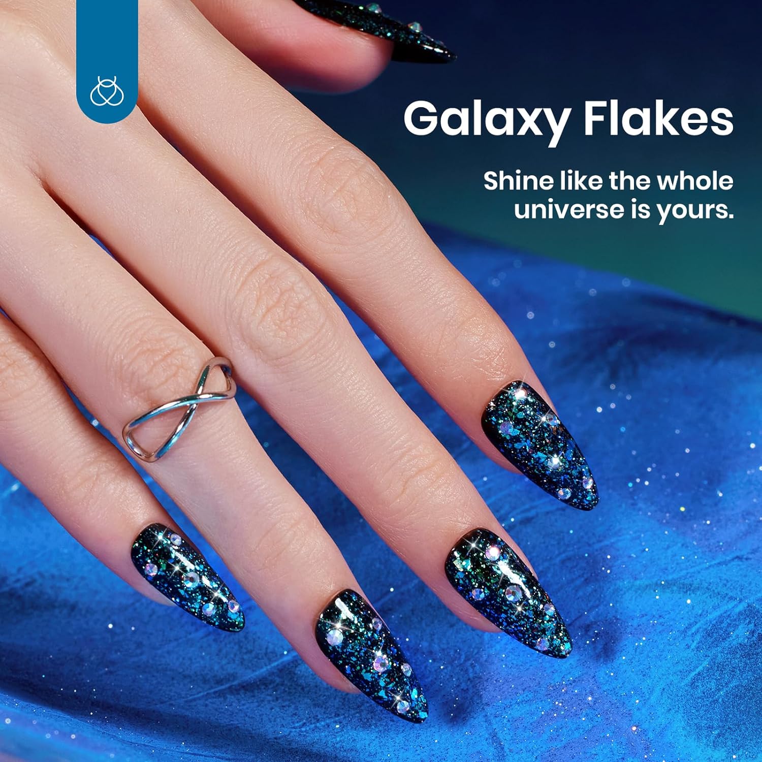 Galaxy Flakes | Beetles Reflective Glitter Top Coat 15ML - Image 5