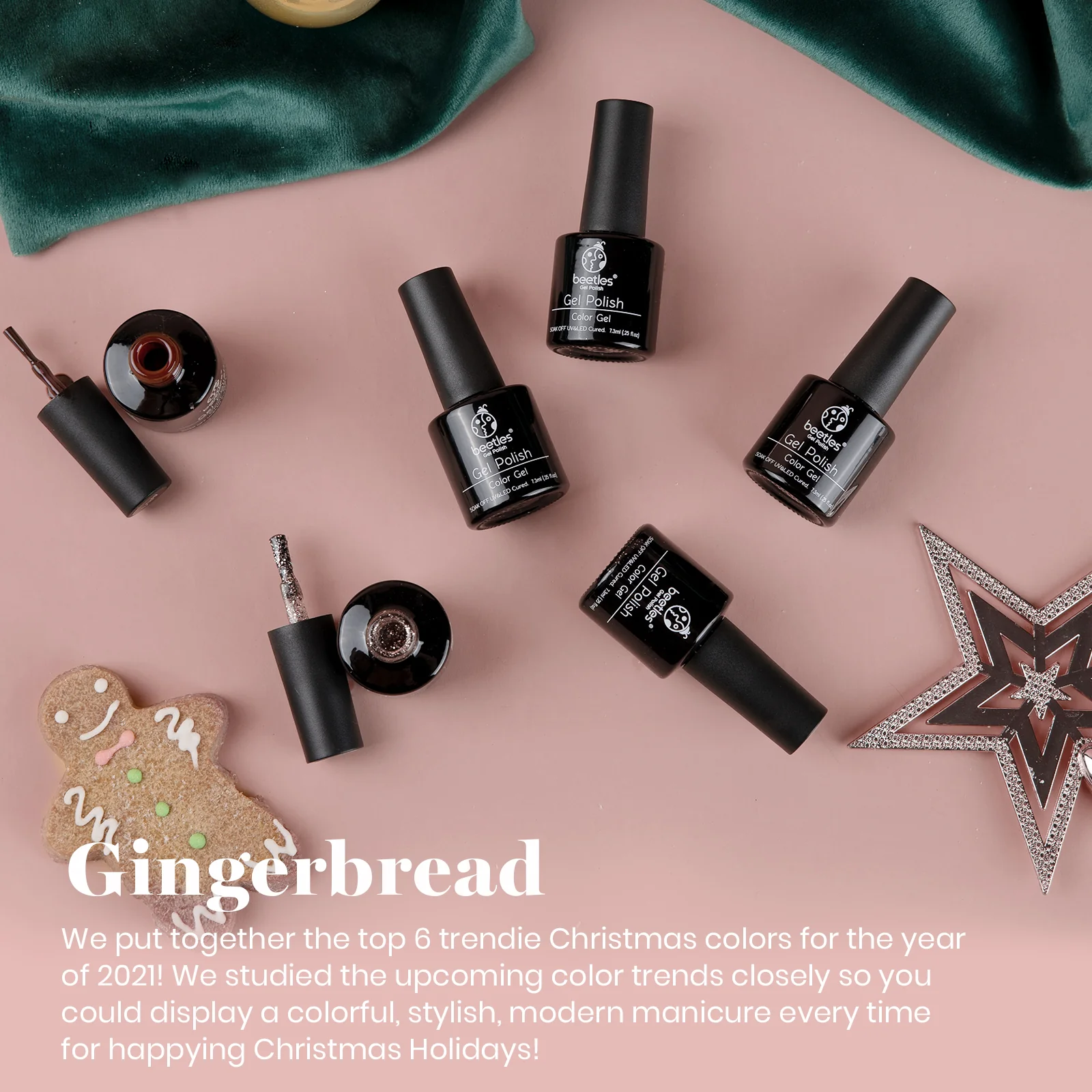 Gingerbread | Gel Polish 6 Colors Set - Image 2