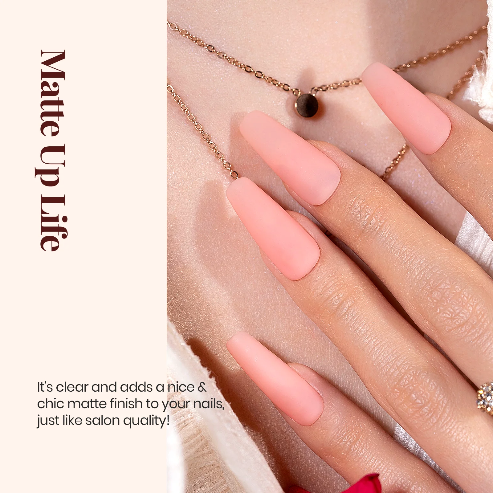 Beetles Matte Top Coat No Wipe Nail Gel - Image 6