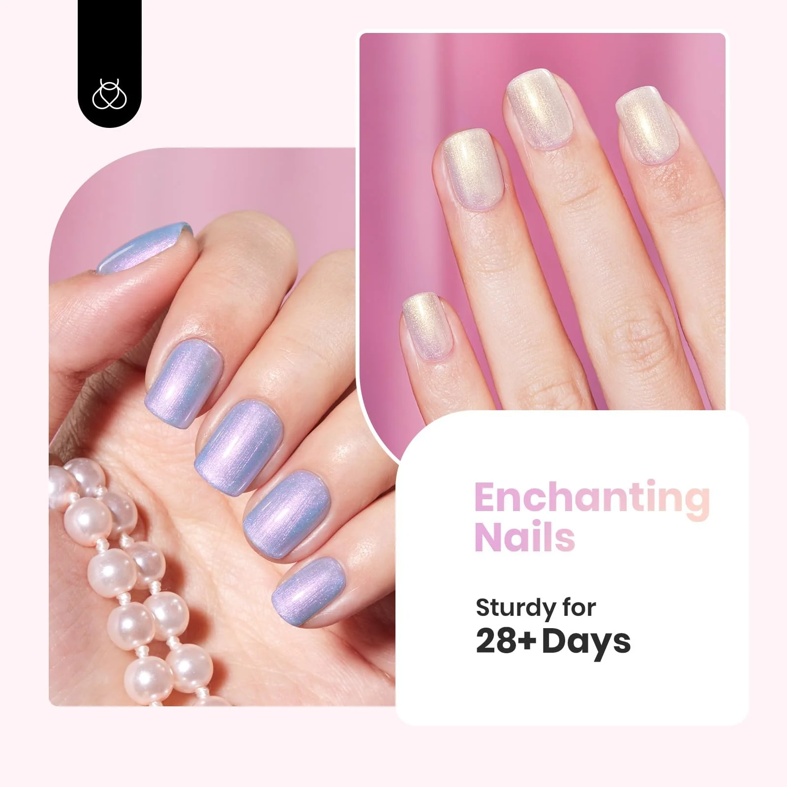 Pearl Rubber - Summer Nails 6Pcs Pastel Rubber Base Coat Shimmer - Image 7