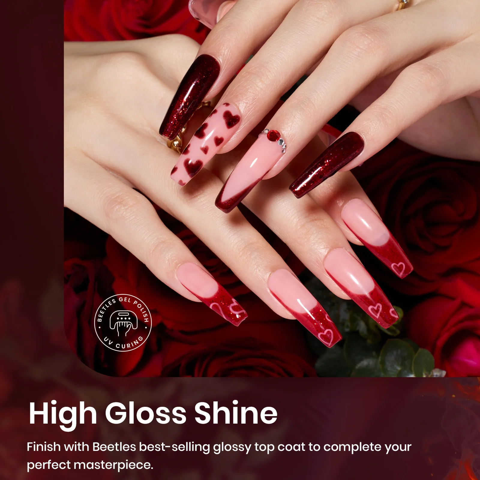 Poinsettia Love | 6 Colors Gel Polish Set - Image 4